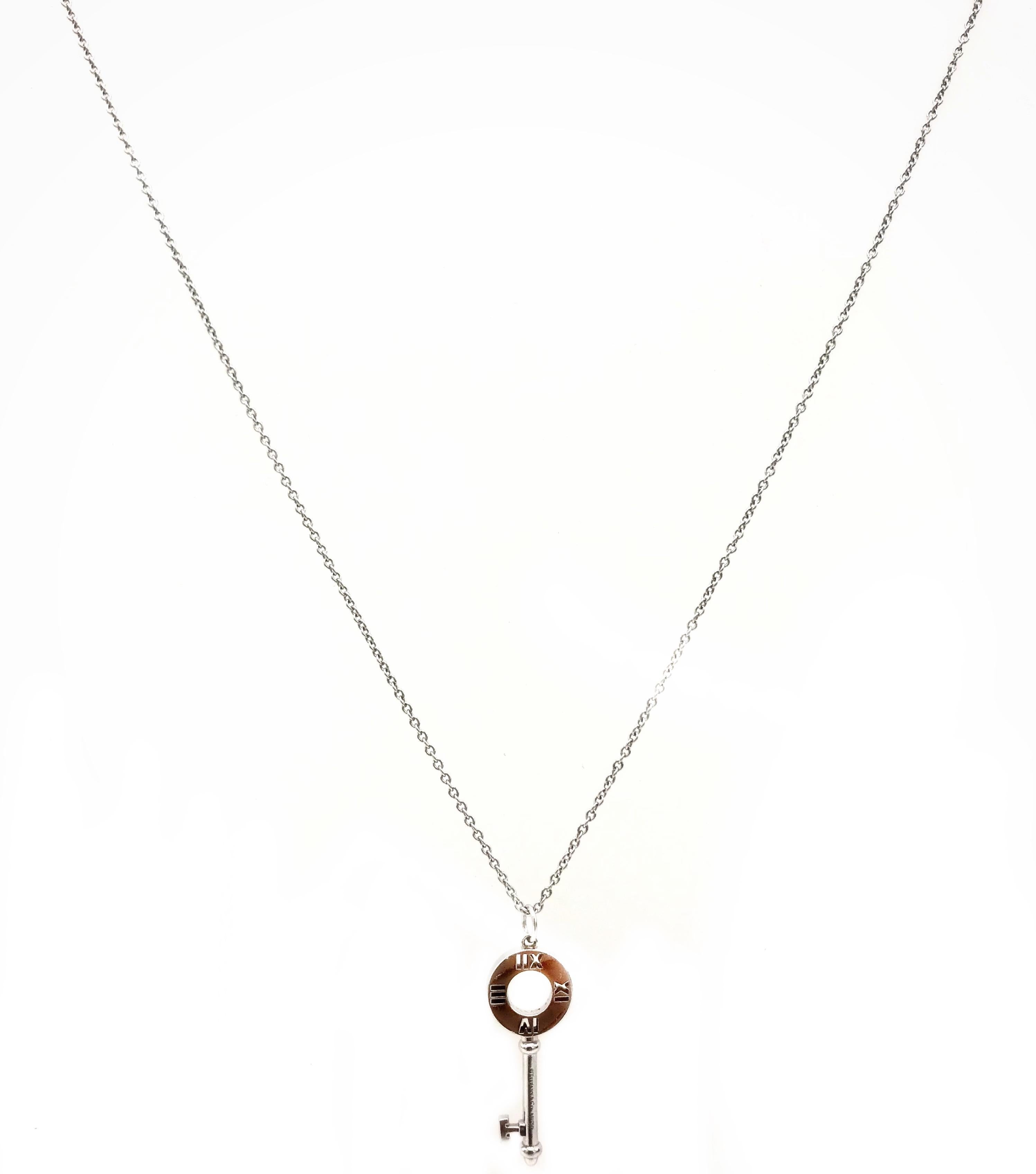 tiffany key necklace