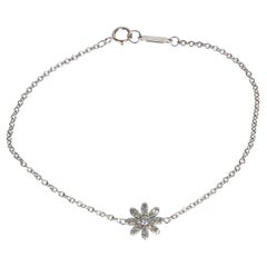 Tiffany & Co. White Gold Diamond Daisy Bracelet