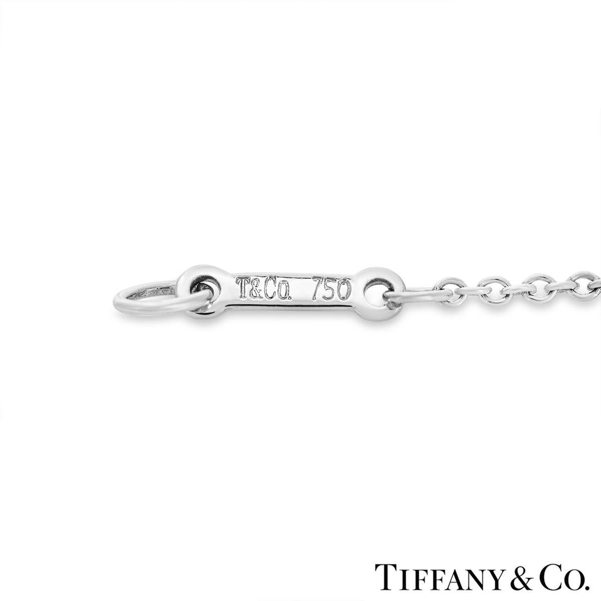 Women's Tiffany & Co. White Gold Diamond Graffiti Love Pendant