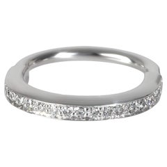Tiffany & Co. Anello con chiusura a diamante in oro bianco