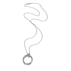 Tiffany & Co. White Gold Diamond Melody Pendant