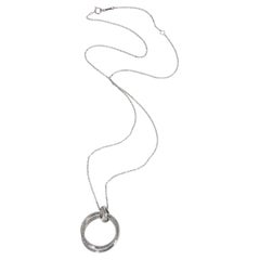Tiffany & Co. White Gold Diamond Melody Pendant