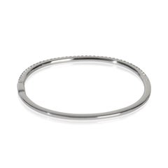Tiffany & Co. White Gold Diamond Metro Hinged Diamond Bracelet
