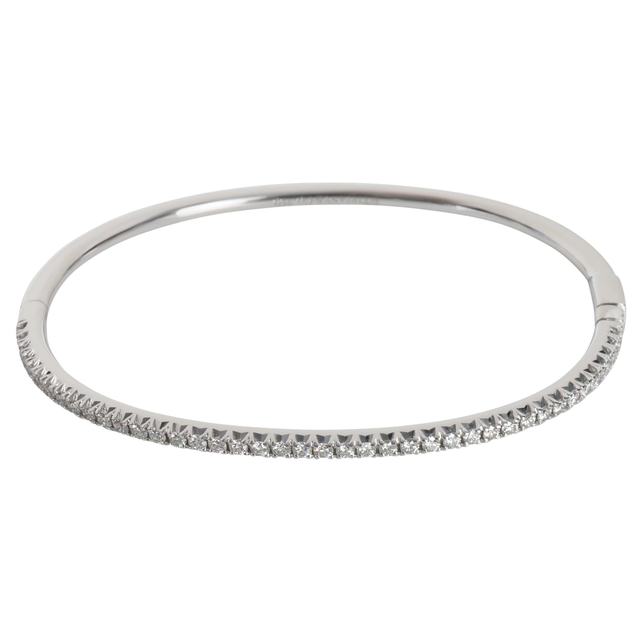 Tiffany 
Co. Pulsera de diamantes con bisagra Metro de oro blanco