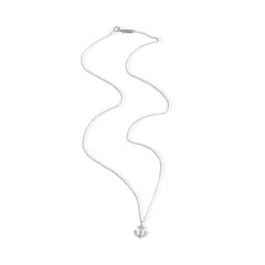 Tiffany & Co. White Gold Diamond Mini Anchor Pendant