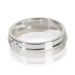 Tiffany & Co. White Gold Diamond Tiffany T Wide Ring