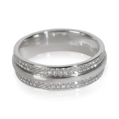 Tiffany & Co. White Gold Diamond Tiffany T Wide Ring