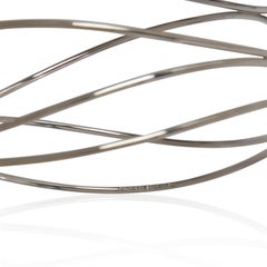 Tiffany & Co. White Gold  Elsa Peretti 9 Row Wave Bracelet