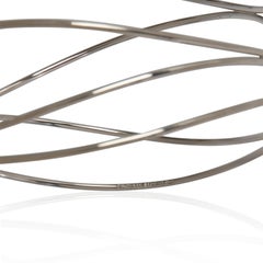 Tiffany & Co. White Gold Elsa Peretti 9 Row Wave Bracelet