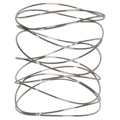 Tiffany & Co. White Gold Elsa Peretti 9 Row Wave Bracelet