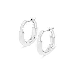 Tiffany & Co. White Gold Lock Small Earrings 74625649