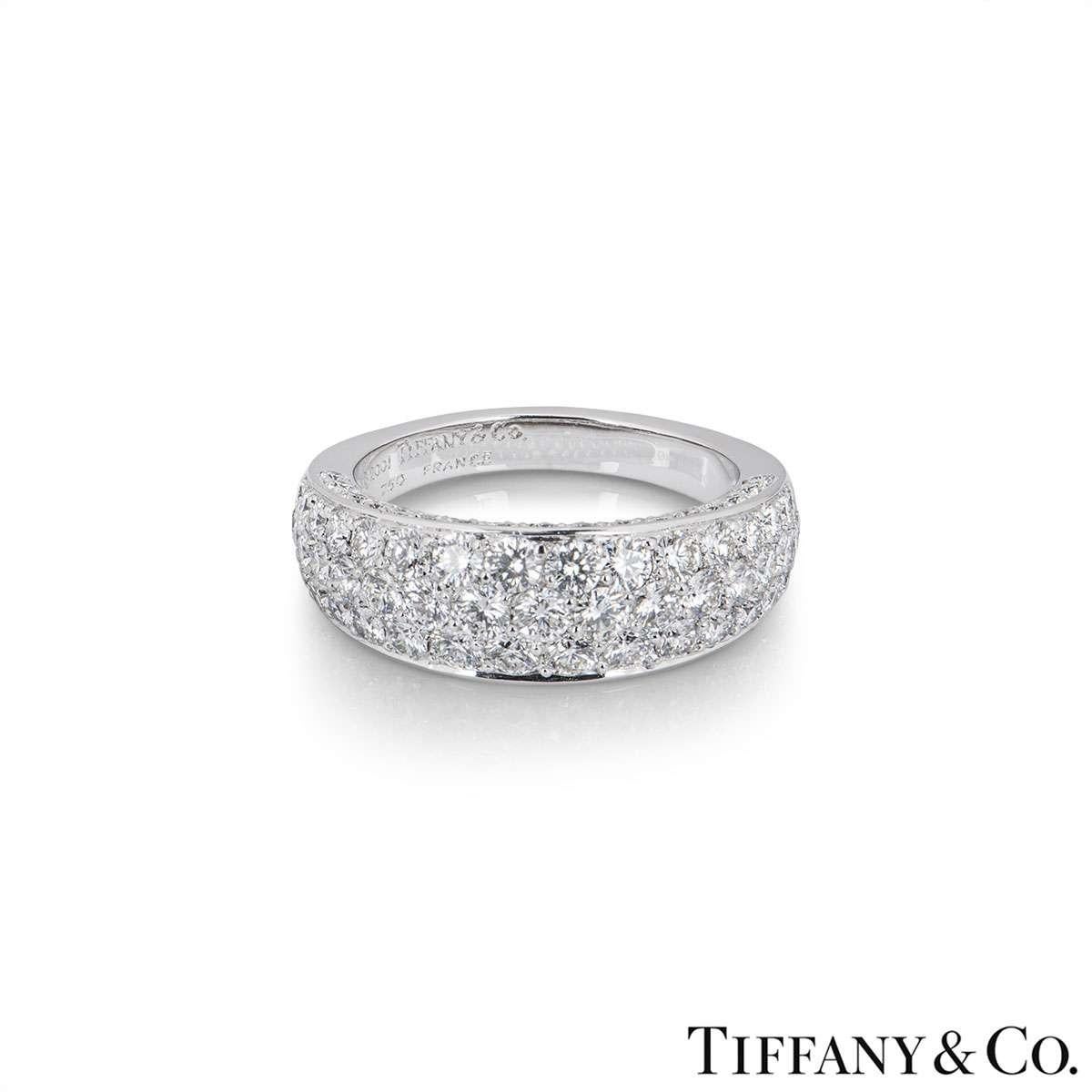 dome pave diamond ring