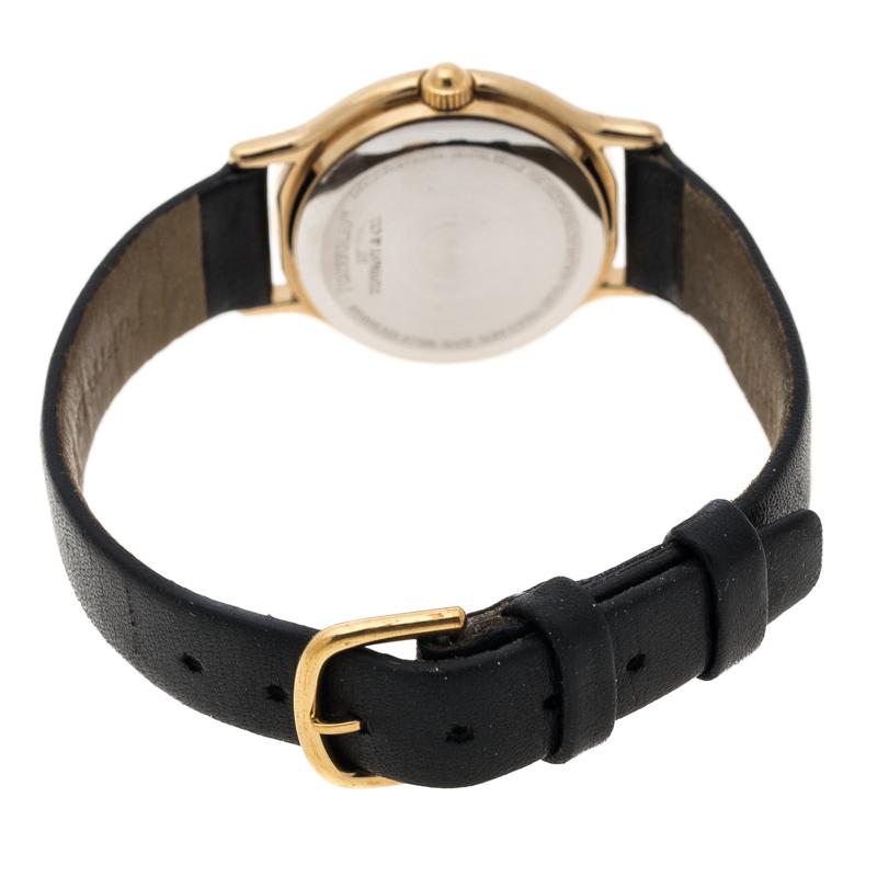 Tiffany & Co. White Gold Plated Portfolio Women's Wristwatch 25 mm In Fair Condition In Dubai, Al Qouz 2