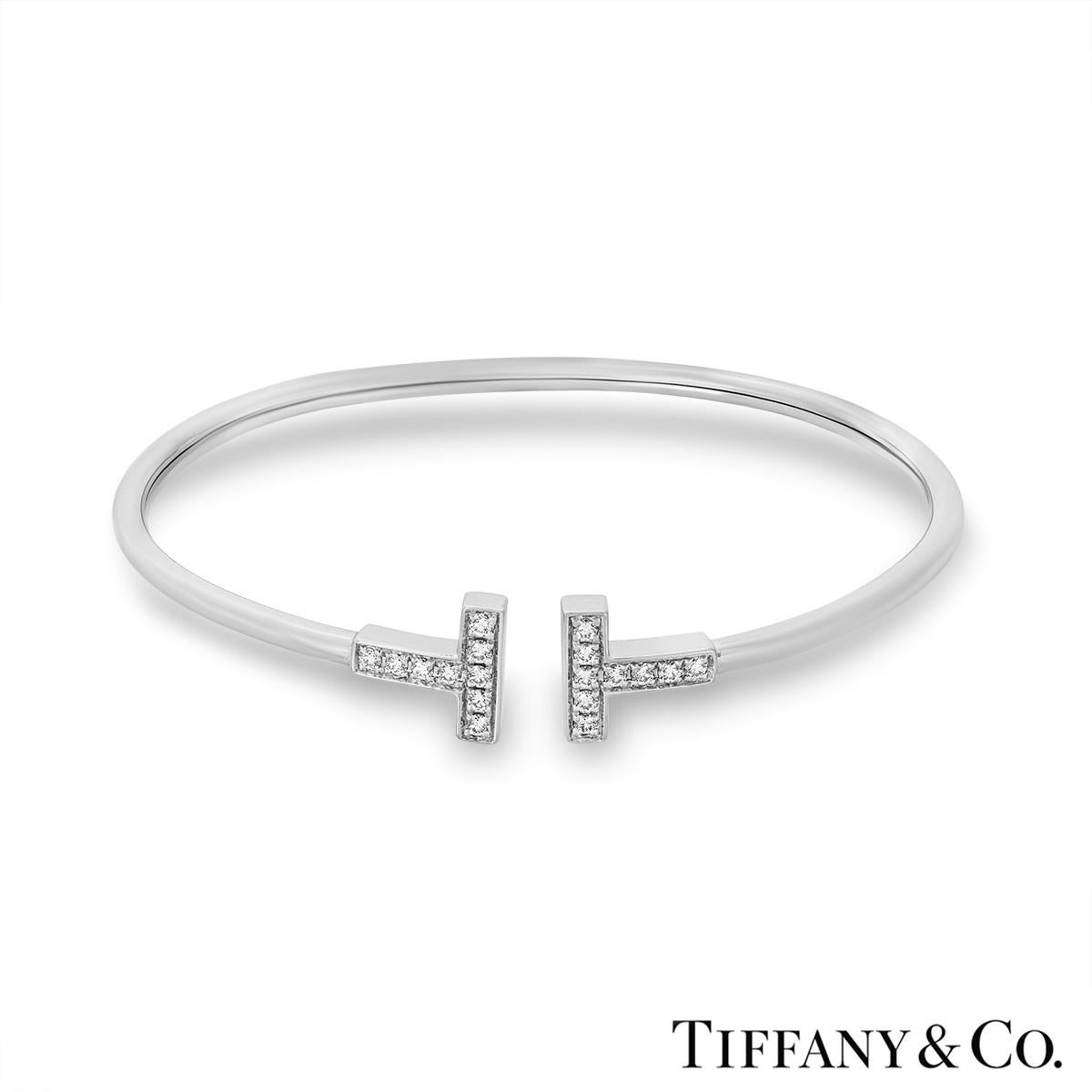 tiffany t bracelet white gold