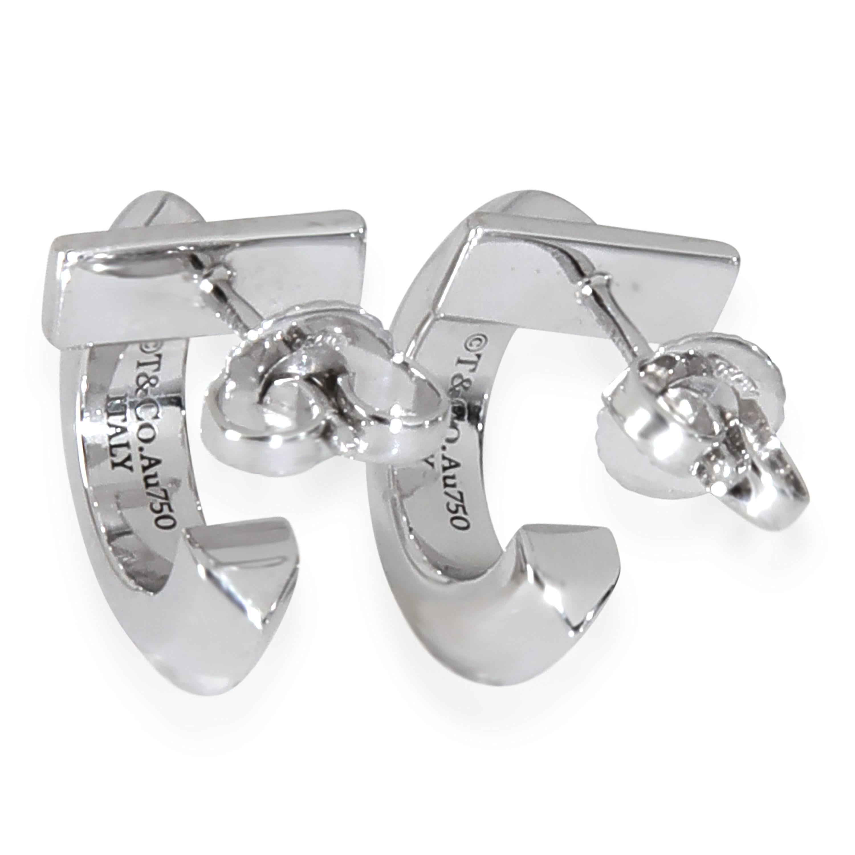 Tiffany & Co. White Gold  Tiffany T T1 Hoop Earrings

PRIMARY DETAILS
SKU: 145510
Listing Title: Tiffany & Co. White Gold  Tiffany T T1 Hoop Earrings
Condition Description: Tiffany reinvents a classic with the Return To Tiffany collection.