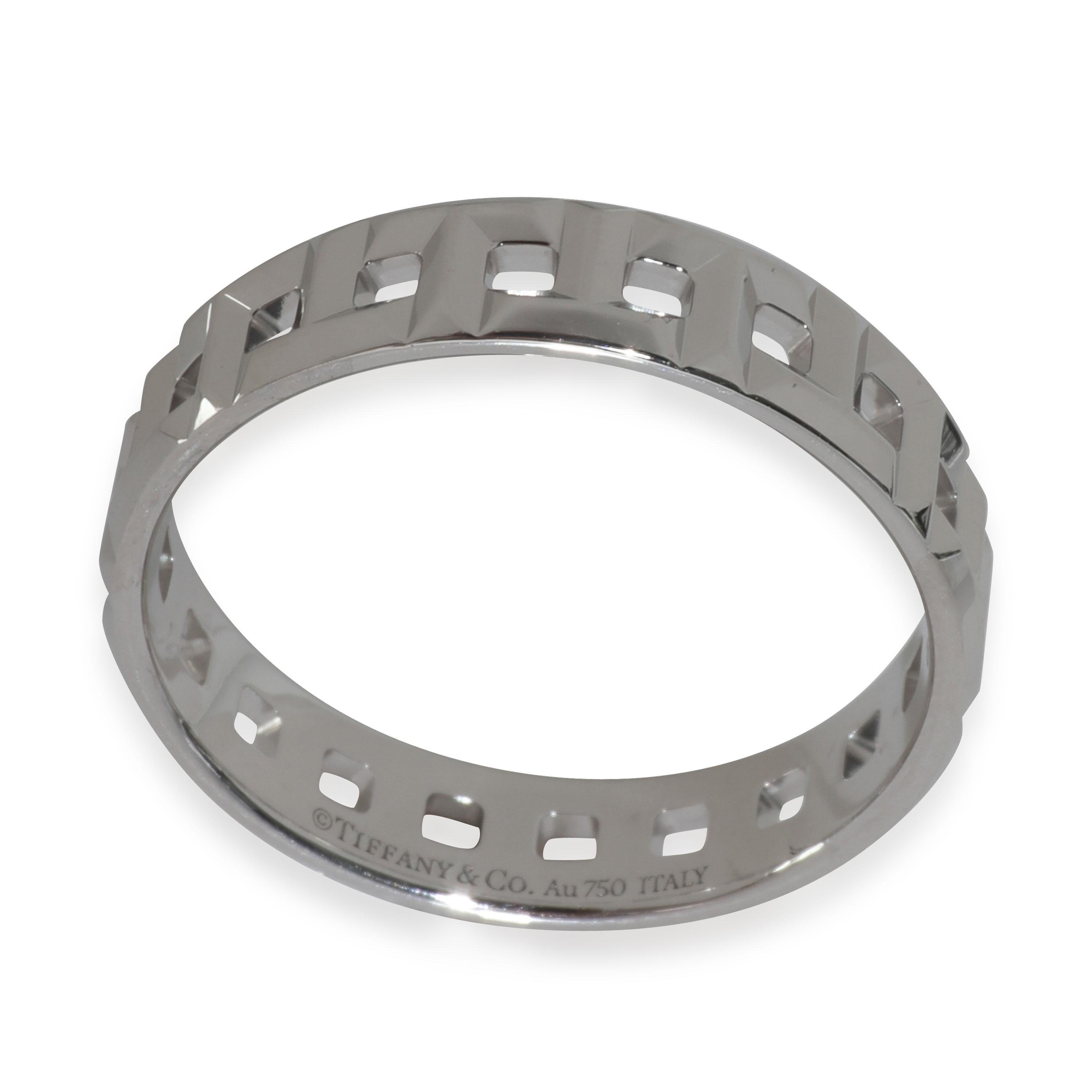 Tiffany & Co. White Gold  Tiffany T True Wide Ring

PRIMARY DETAILS
SKU: 145374
Listing Title: Tiffany & Co. White Gold  Tiffany T True Wide Ring
Condition Description: Tiffany reinvents a classic with the Return To Tiffany collection. Originally