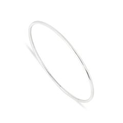 Tiffany & Co. White Gold Wire Bangle Bracelet