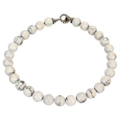 Tiffany & Co. Collana Princess in argento sterling e perle di Howlite bianca