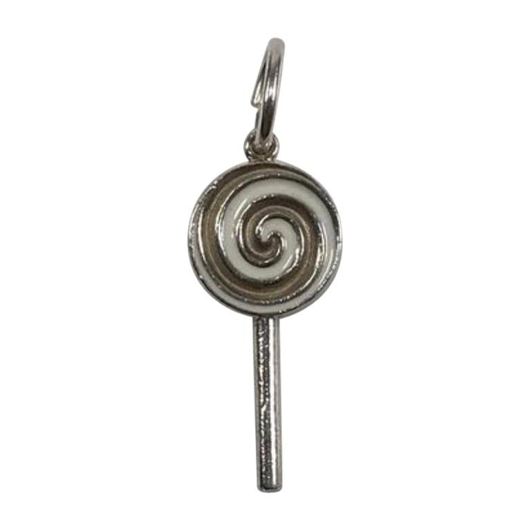 Tiffany and Co. White Lollipop Charm For Sale at 1stDibs
