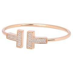 Bracciale a filo largo con diamanti Tiffany & Co.