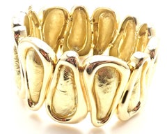 Tiffany & Co. Wide Yellow Gold Bangle Bracelet