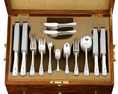 Tiffany & Co. Winthrop Silver Flatware Service
