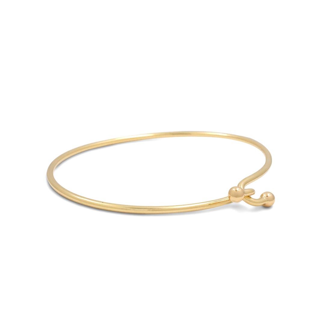 gold hook bracelet