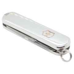 Schweizer Armee-Taschenmesser von Tiffany & Co. aus Sterlingsilber und Gold mit Victorinox-Muster