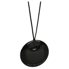 Tiffany & Co. Wood & Lacquer Elsa Peretti Round Disc Pendant