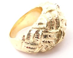 Tiffany & Co. Woven Dome Yellow Gold Ring