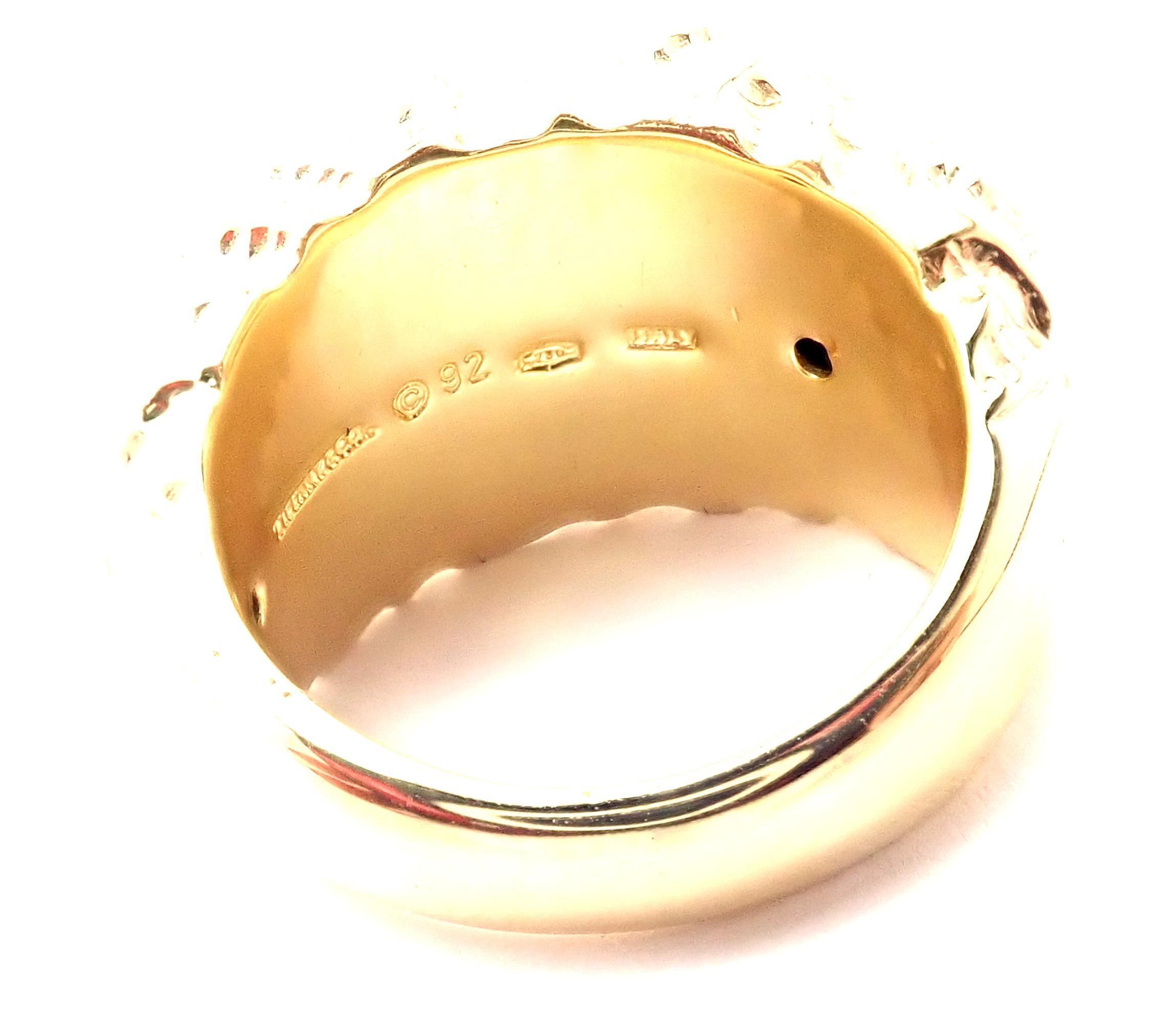 Tiffany & Co. Woven Dome Gelbgold Ring im Zustand „Hervorragend“ im Angebot in Holland, PA