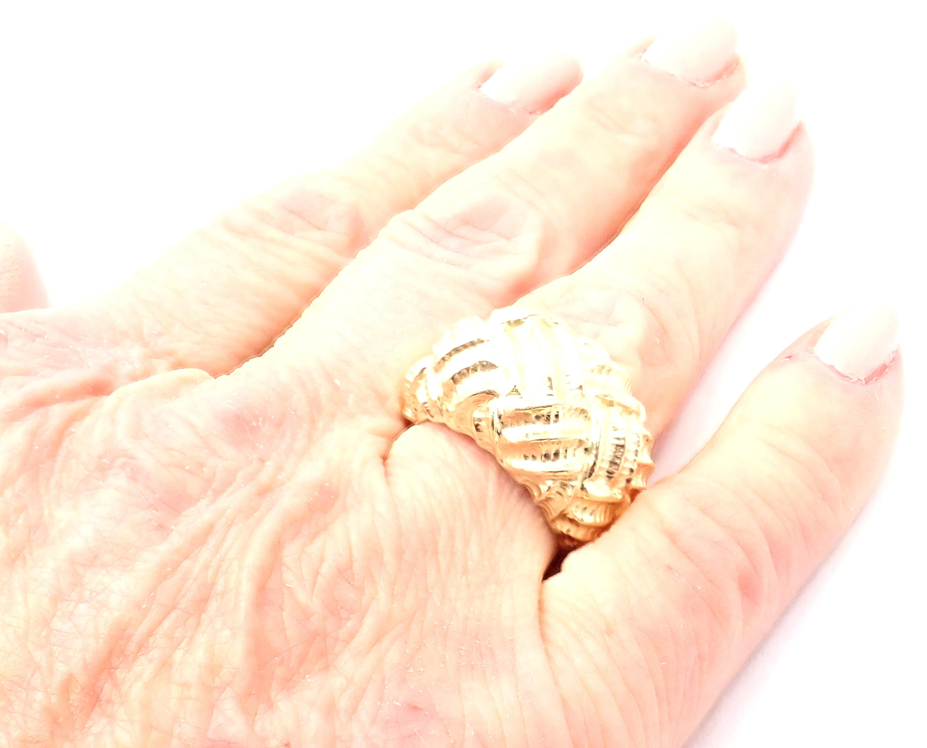 Tiffany & Co. Woven Dome Yellow Gold Ring 2