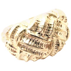 Tiffany & Co. Woven Dome Gelbgold Ring