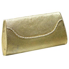 Tiffany & Co. Woven Gold Evening Bag