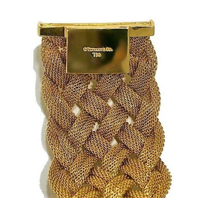 Women's Tiffany & Co. Woven Gold Mesh Bracelet