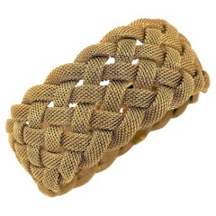 Tiffany & Co. Woven Gold Mesh Bracelet