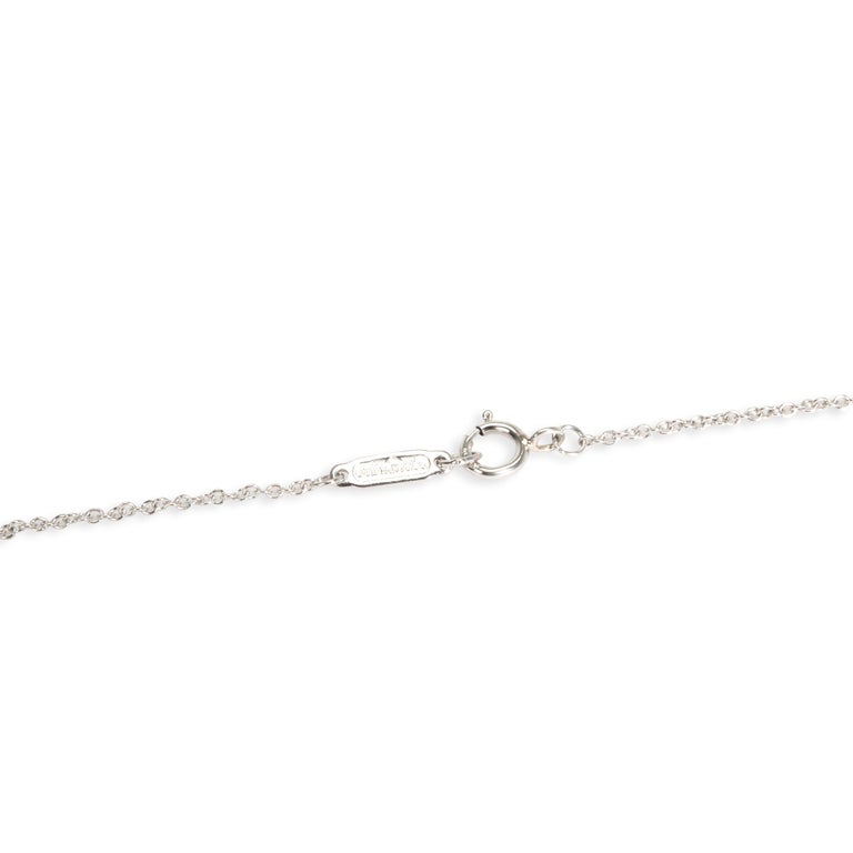 Tiffany and Co. Woven Key Diamond Pendant in Platinum 0.37 Carat For ...