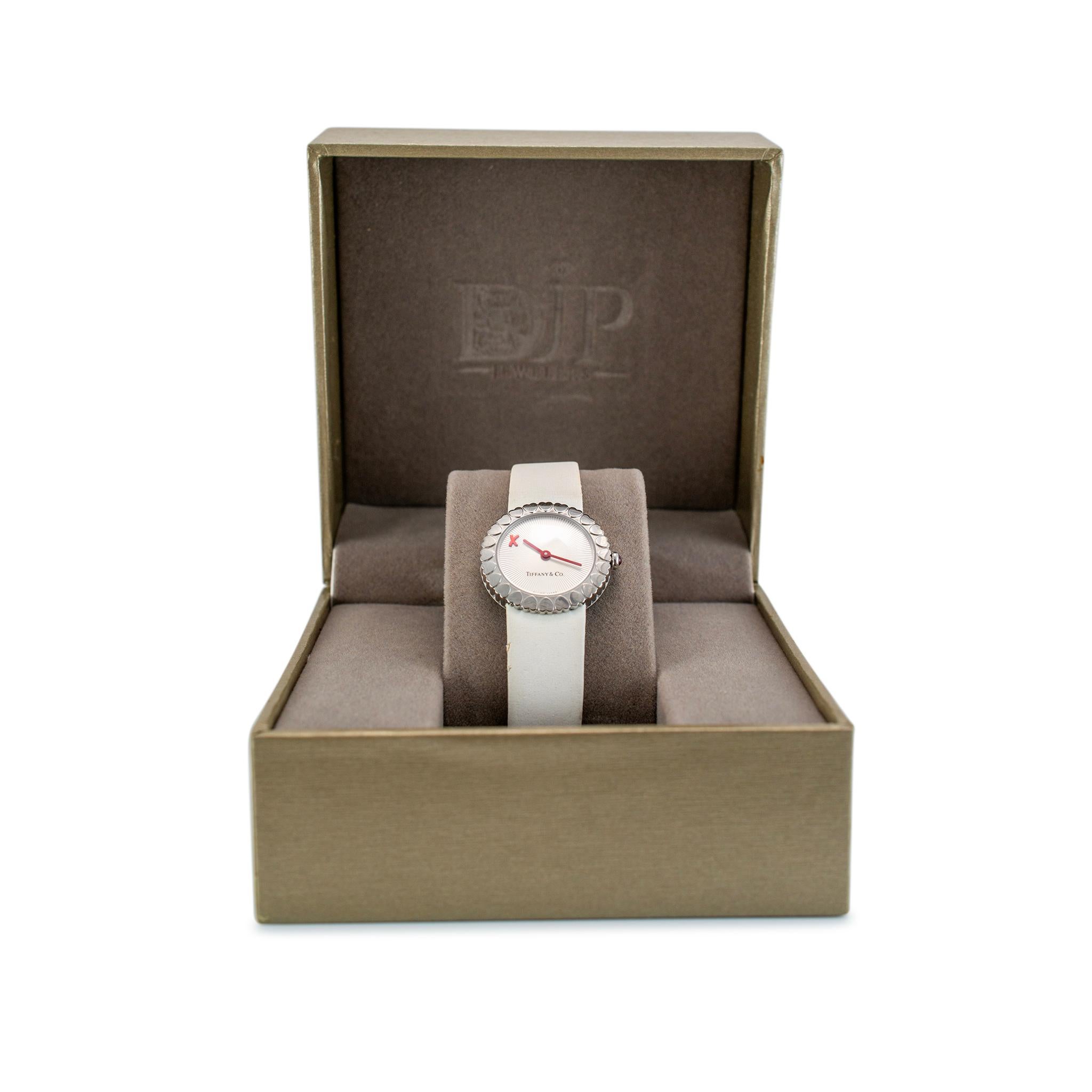Tiffany & Co. X Paloma Picasso Crown of Hearts 28MM Stainless Steel Ladies Watch 6