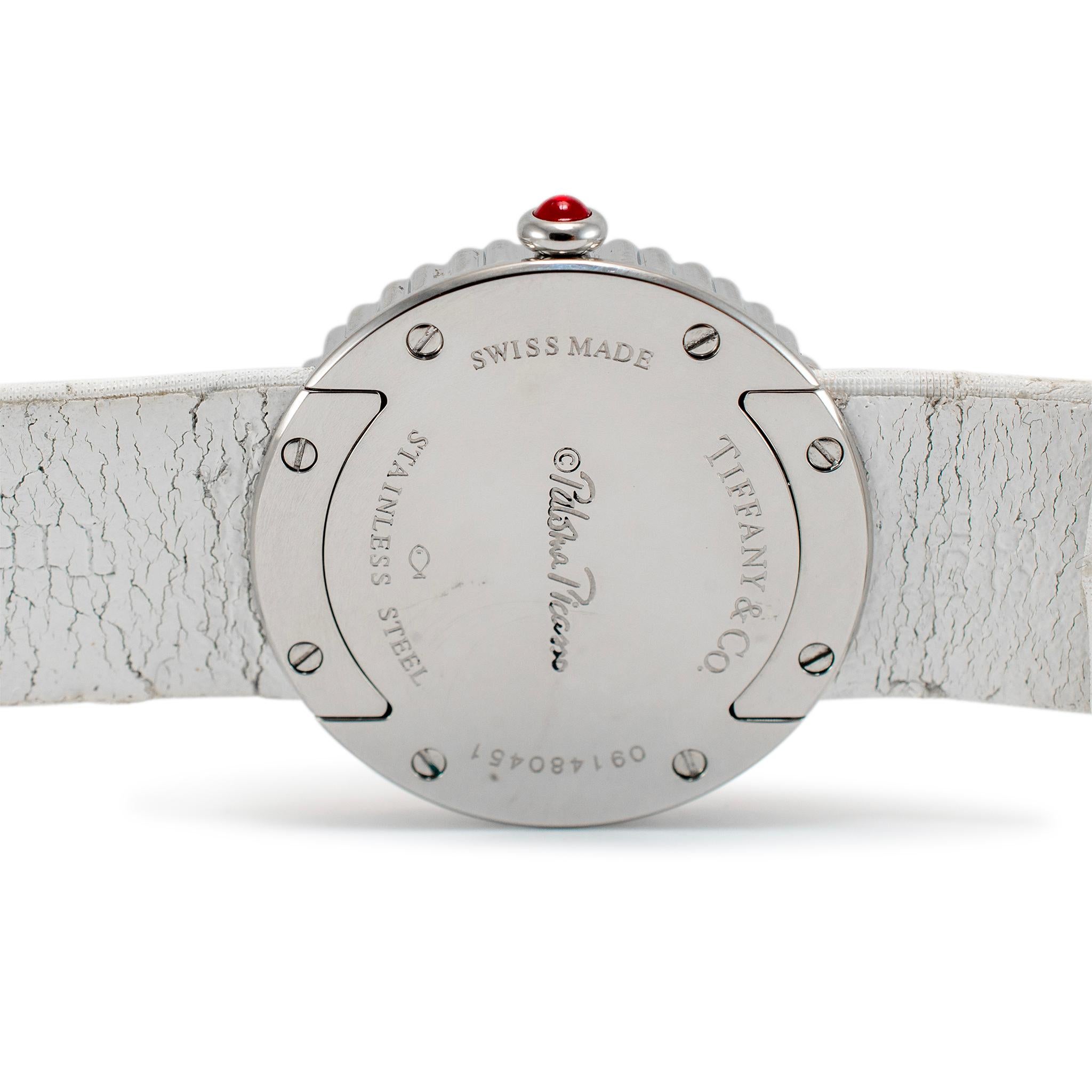 Tiffany & Co. X Paloma Picasso Crown of Hearts 28MM Stainless Steel Ladies Watch 1