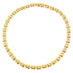 Tiffany & Co. X Signature Collection Choker Necklace 18k Yellow Gold