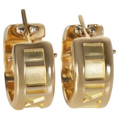 Tiffany & Co. Boucles d'oreilles créoles « Small Atlas » en or jaune, 1995