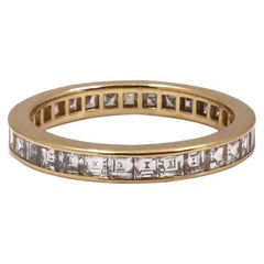 Vintage Tiffany & Co. Yellow Gold and Diamond Eternity Band