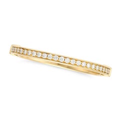 Anello con chiusura Tiffany & Co. in oro giallo e diamanti, misura 62