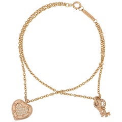 Tiffany & Co. Yellow Gold and Diamond Set 'Return to Tiffany' Bracelet