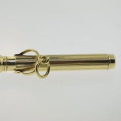 Tiffany & Co. Yellow Gold Antique Hidden Pencil Pendant Necklace