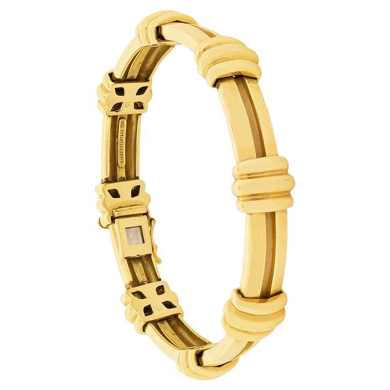 Tiffany & Co Yellow Gold Atlas Bracelet, c.1990s
