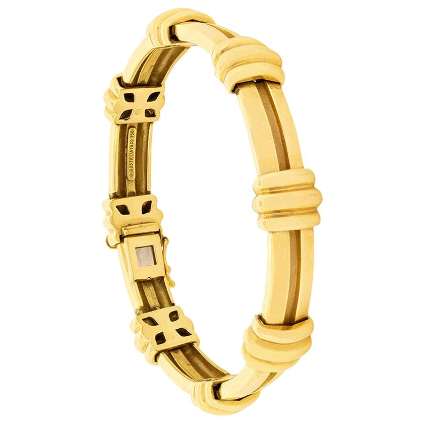 Tiffany & Co. Yellow Gold Atlas Bracelet, circa 1990s For Sale