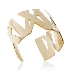 Tiffany & Co. Breites Atlas-Armband aus Gelbgold