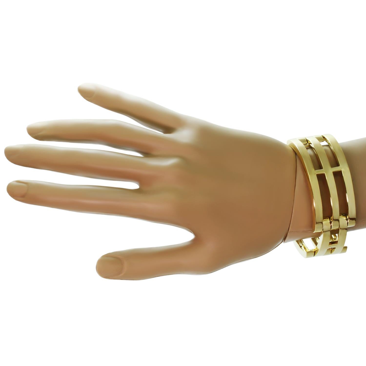  Tiffany & Co. Bracelet jonc en or jaune 18 carats Pour femmes 