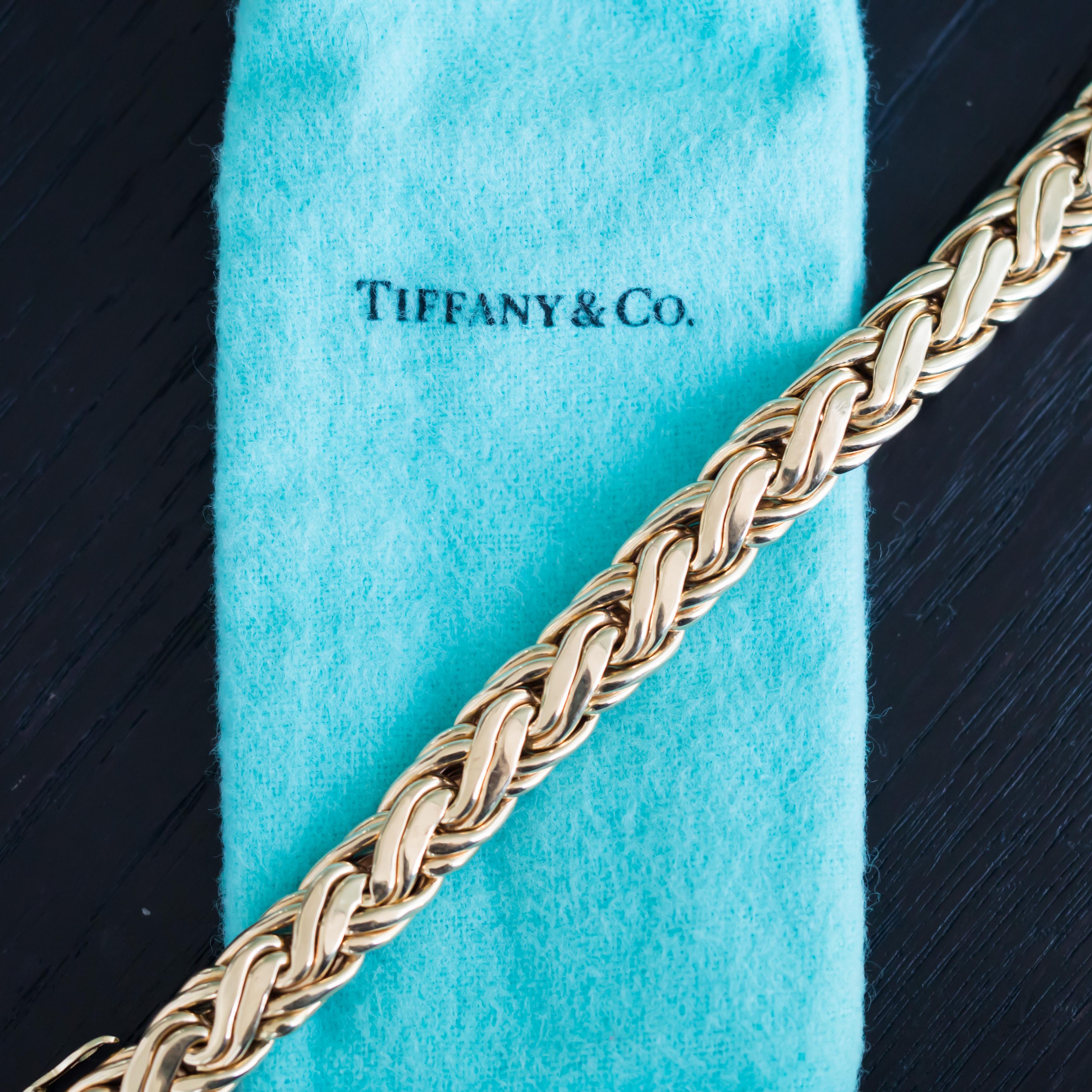 Contemporary Tiffany & Co. Yellow Gold Bracelet